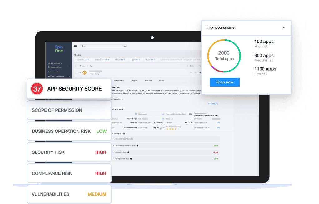 Spin.ai SaaS Backup, SSPM, Recovery, and Risk Management